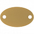 Шильдик металлический Alfa Oval, золотистый