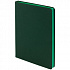 Ежедневник Shall, недатированный, зеленый, с белой бумагой