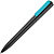 Ручка шариковая Split Black Neon, черная с голубым
