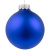 Елочный шар Gala Night Matt в коробке с тиснением, синий, 8 см